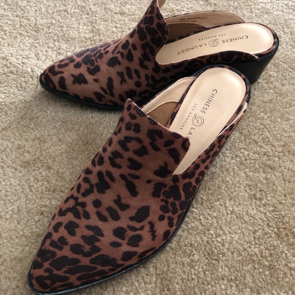 Chinese Laundry Shoes - Chinese Laundry Leopard print Mules